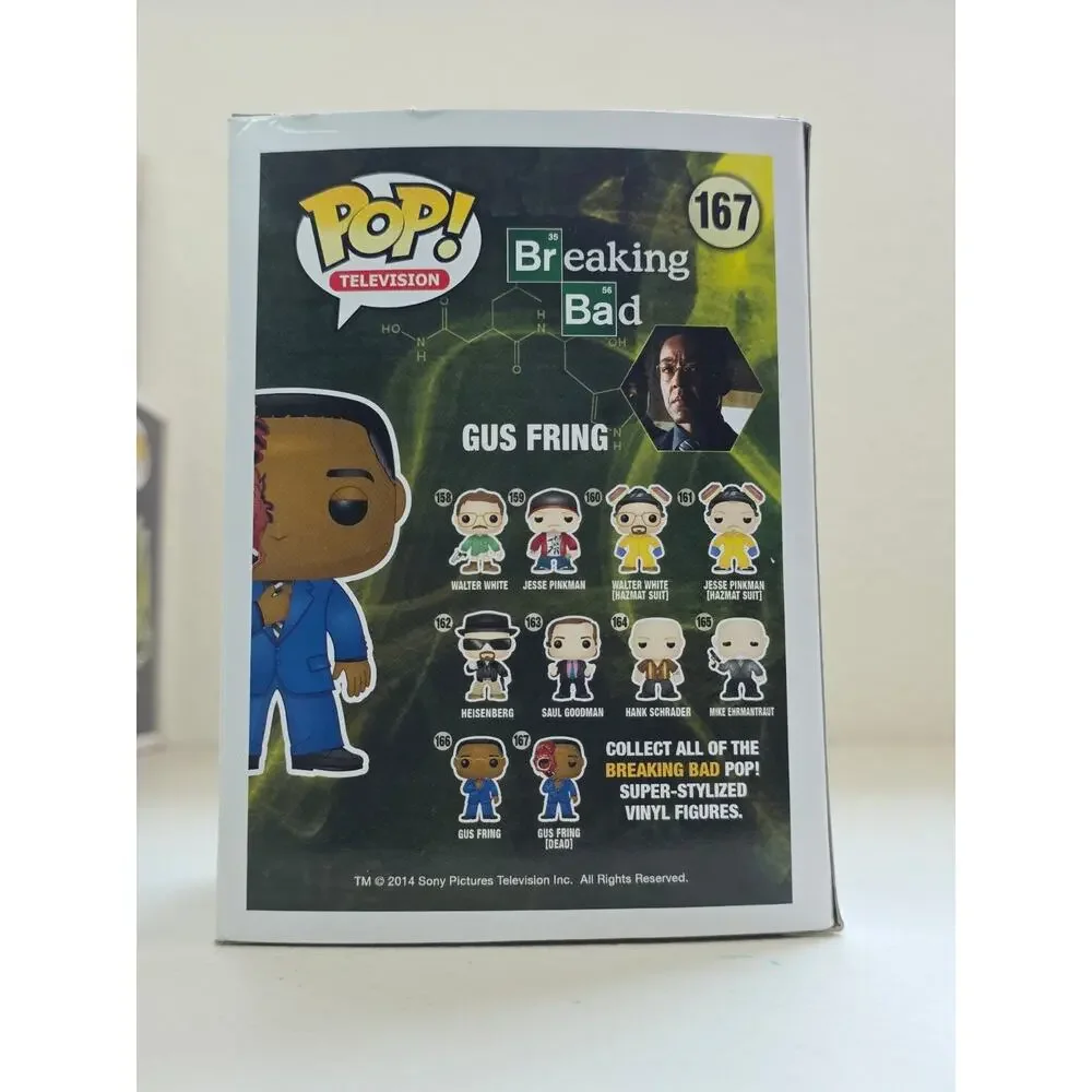 Funko Pop! Vinyl: Breaking Bad Gustavo Fring (Dead) #167 Box Damage W/ Protector - Picture 3 of 6